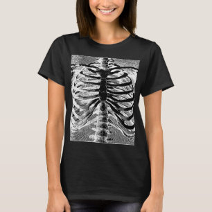  Skelet Botten Torso Body Halloween T-shirt