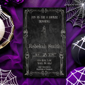 Skelet Bride Halloween Vrijgezellenfeest Invite Kaart