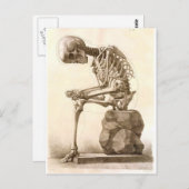 skelet briefkaart (Voorkant / Achterkant)