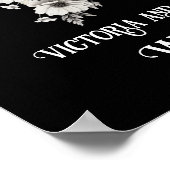 Skelet Bruiloft Paar Bruiloft Welkomstbord Poster (Hoek)