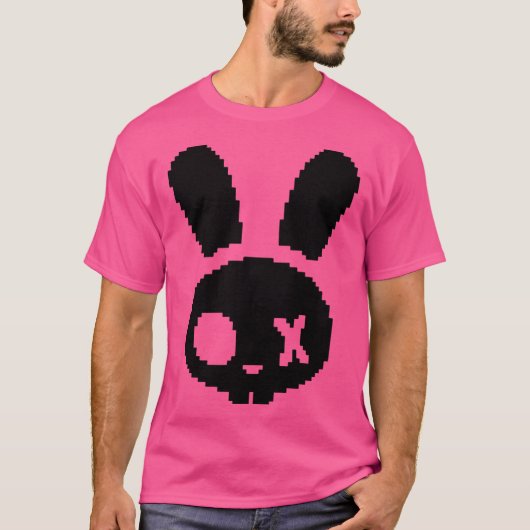 Skelet Bunny Logo T-shirt (Voorkant)