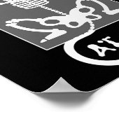 Skelet Cat Scan CT Scannen Grappige X Ray Pun Meme Poster (Hoek)