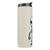 "Skelet Chic Stickers" Thermosbeker (Gedraaid links)