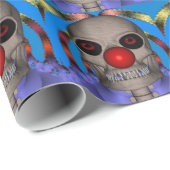 Skelet Clown Inpakpapier (Rol Hoek)