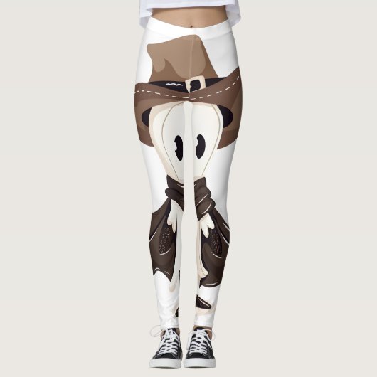 Skelet Cowboy-Collectie Leggings (Voorkant)