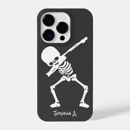 Skelet Dabbing Hoesje-Mate iPhone 14 Hoesje iPhone Hoesje (Achterkant)