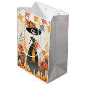 Skelet Dame La Catrina Dag van de Doden Medium Cadeauzakje (Achterkant Gekanteld)