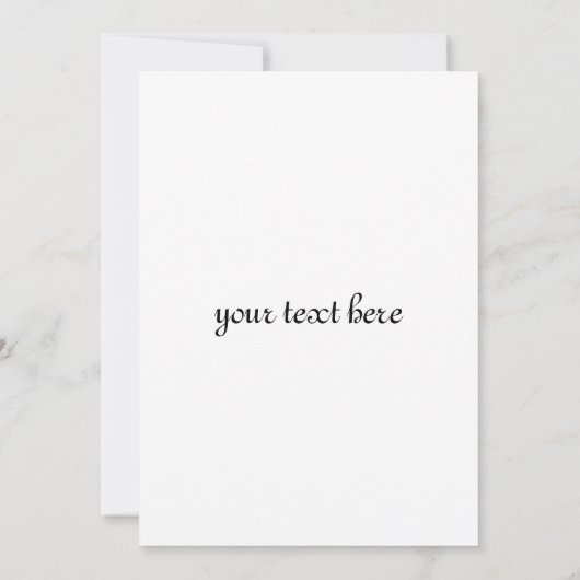 Skelet Dans met mijn uitnodiging (Achterkant)