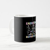 Skelet dansend Pasen Spoedeisende Hulp Afdeling Er Koffiemok (Voorkant links)