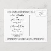 Skelet (datum opslaan) - Briefkaart (Achterkant)