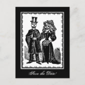 Skelet (datum opslaan) - Briefkaart (Voorkant)