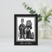 Skelet (datum opslaan) - Briefkaart (Staand voorkant)