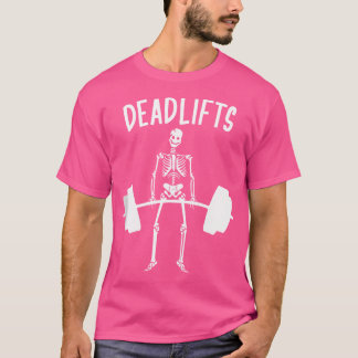 Skelet Deadlifts Workout - Grappige Halloween Weeg T-shirt