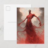 Skelet Demon Creature Dark Fantasy Horror Briefkaart (Voorkant / Achterkant)