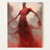 Skelet Demon Creature Dark Fantasy Horror Planner (Achterkant)