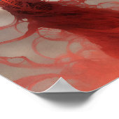 Skelet Demon Creature Dark Fantasy Horror Poster (Hoek)