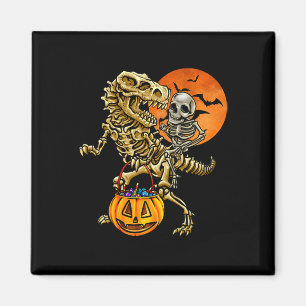 Skelet Dinosaurus Halloween Pompoen Voor Jongens K Magneet