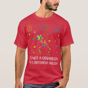 Skelet dobbergen, geen bewustwording van gehandica t-shirt