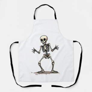 Skelet doet de Dab � Grappige Halloween Dans Shi Schort