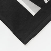 Skelet Drank Drank Monochroom Gotisch Hallo Fleece Deken (Hoek)