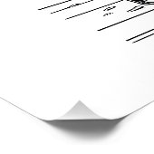 SKELET DRINK BIER PERFECT POSTER (Hoek)