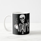 Skelet drink koffie koffiemok (Links)