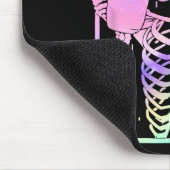 Skelet Drink Koffie Vrouwen Mannen Halloween Costu Muismat (Hoek)