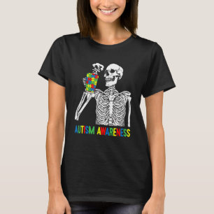 Skelet Drink Koffieautisme Poole P T-shirt