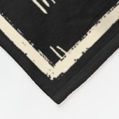 Skelet Drink Martini Tail Retro Halloween Cos Fleece Deken (Hoek)