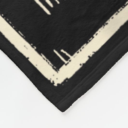 Skelet Drink Martini Tail Retro Halloween Cos Fleece Deken (Hoek)