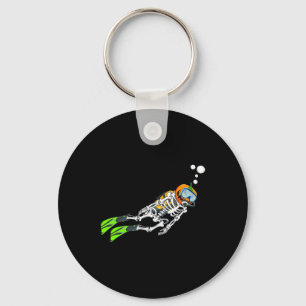 Skelet Duiken Halloween Pompoen Duiker Sleutelhanger