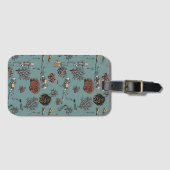 Skelet Duikers Koraal Bagage Label (Voorkant (horizontaal))