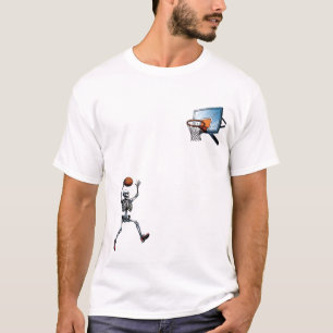 Skelet Dunk Basketbal T-shirt