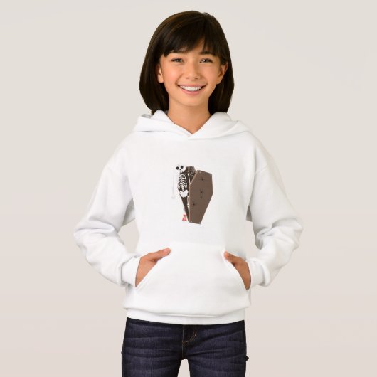 Skelet- en Coffin Halloween-ontwerp (Voorkant volledig)