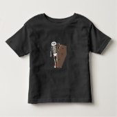 Skelet- en Coffin Halloween-ontwerp Kinder Shirts (Voorkant)