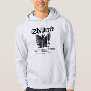 Skelet en donkere hoodie