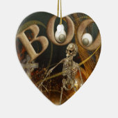 Skelet en Grave Halloween Keramisch Ornament (Rechts)