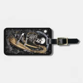 Skelet en Harp I Bagagelabel (Voorkant horizontaal)