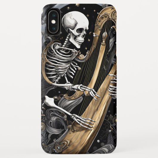 Skelet en Harp I Case-Mate iPhone Case (Achterkant)