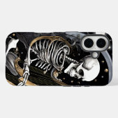 Skelet en Harp I Case-Mate iPhone Case (Achterkant (horizontaal))