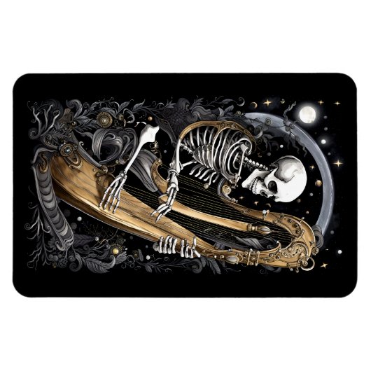 Skelet en Harp I Magneet (Horizontaal)