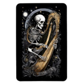 Skelet en Harp I Magneet (Verticaal)