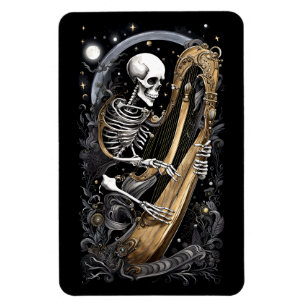 Skelet en Harp I Magneet