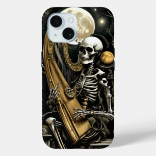 Skelet en Harp II iPhone 15 Case