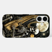 Skelet en Harp II Case-Mate iPhone Case (Achterkant (horizontaal))