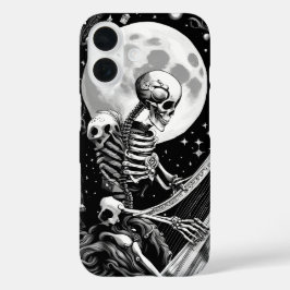 Skelet en Harp III iPhone 16 Hoesje