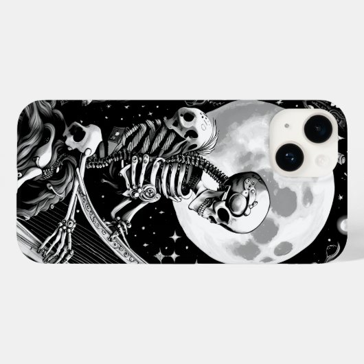 Skelet en Harp III Case-Mate iPhone Case (Achterkant (horizontaal))
