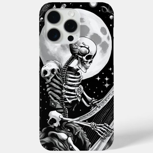 Skelet en Harp III Case-Mate iPhone Case (Achterkant)
