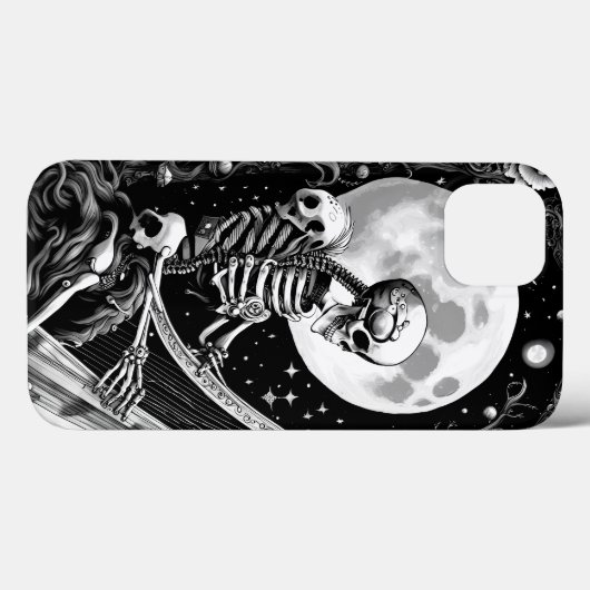 Skelet en Harp III Case-Mate iPhone Case (Achterkant (horizontaal))