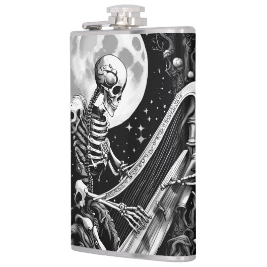 Skelet en Harp III Heupfles (Links)